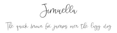 Jimuella by Illushvara — Script Handwritten Font — thumbnail 1