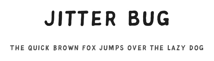 Jitter Bug by BLKBK Fonts — Script Handwritten Font
