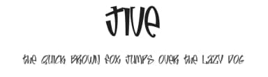 Jive by Dennis Higgins — Script Handwritten Font — thumbnail 1