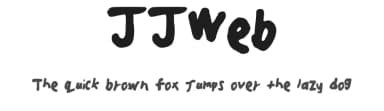 JJWeb by James Kane — Script Handwritten Font — thumbnail 1
