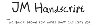 JM Handscript by Julián David Medina Mosquera — Script Handwritten Font — thumbnail 1
