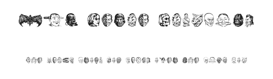 JMH Eerie Dingbats by Jorge Morón — Dingbats Font