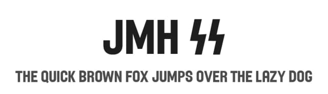 JMH SS by Jorge Morón — Sans Serif Font