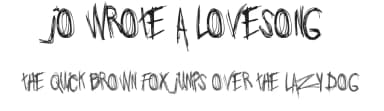 Jo wrote a lovesong by Lars Manenschijn — Script Handwritten Font — thumbnail 1