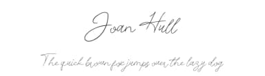 Joan Hull by Staircase Studio — Script Handwritten Font — thumbnail 1