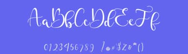 Jocellyne by Tiny Hand Letter — Script Handwritten Font — thumbnail 3
