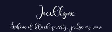 Jocellyne by Tiny Hand Letter — Script Handwritten Font — thumbnail 2