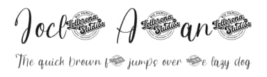 Joclin Ailanet by Letterena Studios — Script Handwritten Font — thumbnail 1