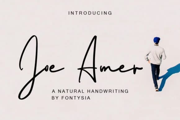 Joe Amer Font by Fontysia — Script Handwritten Font