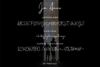 Joe Amer Font by Fontysia — Script Handwritten Font — thumbnail 6