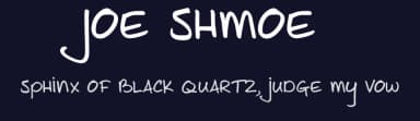 Joe Shmoe by Hanoded — Script Handwritten Font — thumbnail 2