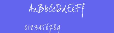 Joe Hand 2 by JOEBOB graphics — Script Handwritten Font — thumbnail 3