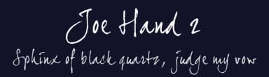 Joe Hand 2 by JOEBOB graphics — Script Handwritten Font — thumbnail 2
