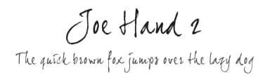 Joe Hand 2 by JOEBOB graphics — Script Handwritten Font — thumbnail 1