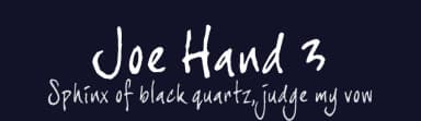 Joe Hand 3 by JOEBOB graphics — Script Handwritten Font — thumbnail 2
