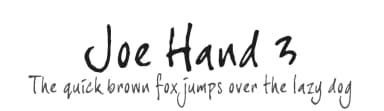Joe Hand 3 by JOEBOB graphics — Script Handwritten Font — thumbnail 1