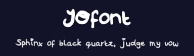 JOfont by xJoseee ♥ — Script Handwritten Font — thumbnail 2