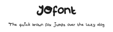 JOfont by xJoseee ♥ — Script Handwritten Font — thumbnail 1