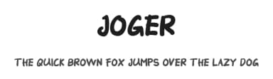 Joger by Sambogo Creative — Script Handwritten Font — thumbnail 1