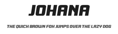 Johana by Vladimir Nikolic — Sans Serif Font — thumbnail 1
