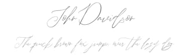John Davidson by Mindtype Co. — Script Handwritten Font — thumbnail 1