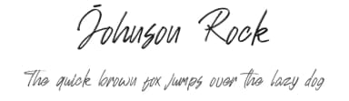 Johnson Rock by Letterara — Script Handwritten Font — thumbnail 1