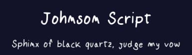 Johnson Script by Marco Ballarè — Script Handwritten Font — thumbnail 2
