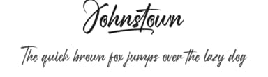 Johnstown by Calligraphy Fonts — Script Handwritten Font — thumbnail 1
