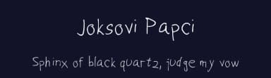 Joksovi Papci by p joks — Script Handwritten Font — thumbnail 2