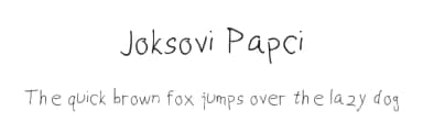 Joksovi Papci by p joks — Script Handwritten Font — thumbnail 1
