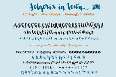 Jolgoria in Town Font by Fernando Haro — Script Handwritten Font — thumbnail 5