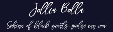 Jollia Bolla by Gado Gado — Script Handwritten Font — thumbnail 2