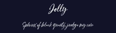 Jolly by vilogsign — Script Handwritten Font — thumbnail 2