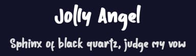 Jolly Angel by Stefani Letter — Script Handwritten Font — thumbnail 2