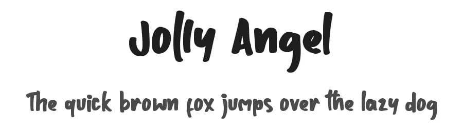 Jolly Angel by Stefani Letter — Script Handwritten Font — preview 1