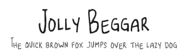 Jolly Beggar by FontPanda — Script Handwritten Font — thumbnail 1