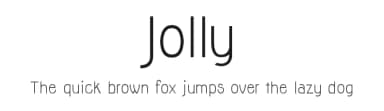 Jolly by Lauren Thompson — Sans Serif Font — thumbnail 1