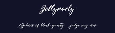 Jollynorly by Maulana Creative — Script Handwritten Font — thumbnail 2