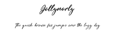 Jollynorly by Maulana Creative — Script Handwritten Font — thumbnail 1