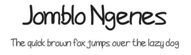 Jomblo Ngenes by Khurasan — Script Handwritten Font — thumbnail 1