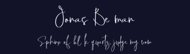 Jonas Beckman by aldedesign — Script Handwritten Font — thumbnail 2