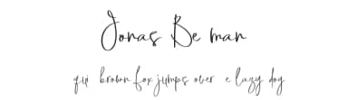 Jonas Beckman by aldedesign — Script Handwritten Font — thumbnail 1