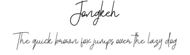 Jongkeh by Skala Studio — Script Handwritten Font