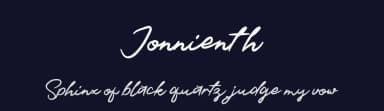Jonnienth by Staircase Studio — Script Handwritten Font — thumbnail 2
