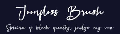 Joonfloss Brush by Jadatype — Script Handwritten Font — thumbnail 2