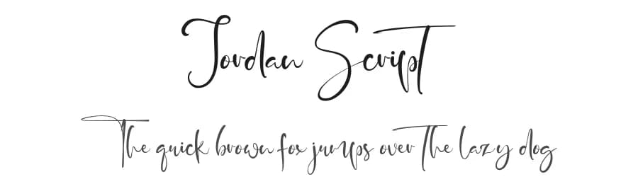 Jordan Script by Kong Font — Script Handwritten Font