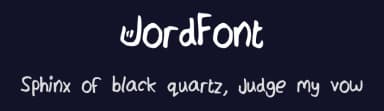 JordFont by Jordan Firth — Script Handwritten Font — thumbnail 2