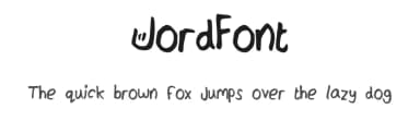 JordFont by Jordan Firth — Script Handwritten Font — thumbnail 1