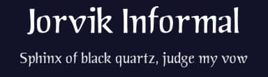 Jorvik Informal by FontGrube AH — Sans Serif Font — thumbnail 2