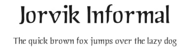 Jorvik Informal by FontGrube AH — Sans Serif Font — thumbnail 1